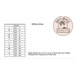 Back of the pattern listing floss specifications and requirements.
