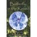 Front cover of the pattern, featuring a pieced butterfly staged on a patch of leaves.