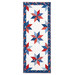 The completed Floating Stars Runner, isolated on a white background. 