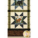A super close up on the patchwork and panel stars, featuring majestic scene with bears and a moose.