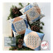 Front image of the pattern featuring 3 completed pillow projects.