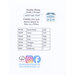 A color chart for October House featuring thread colors and numbers for cross-stitch.