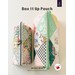 The front of the Box It Up Pouch pattern, featuring a top down shot of the two sizes of pouches.