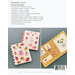 Back cover of the pattern listing project requirements as well as two other versions of the needle book.