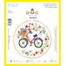 The Bicycle Cross Stitch kit in its packaging. 