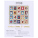 Front of pattern showing the completed cross stitch design with coordinating decor.