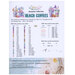 back image featuring pattern information and floss requirements.
