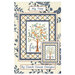 Front cover of the pattern showing a patchwork panel option and an appliqué option.