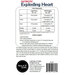 Instructions and fabric requirements for a quilt pattern titled Patriotic Exploding Heart.
