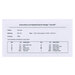 The back of the pattern listing floss requirements and design information. 
