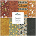 A collection of Halloween-themed fabric patterns, featuring ghosts, pumpkins, and playful designs.