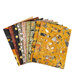 The Spooky fabrics fanned out on a white background.