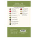 Back of the pattern listing project requirements. 
