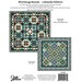 Quilt pattern titled Blooming Beauty - Lakeside Edition, featuring two designs with star motifs and color details.