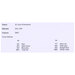 Image of the fabric, stitch count, and thread requirements for the pattern.