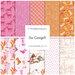 A collage of cowgirl-themed fabrics featured in the Go Cowgirl! Fat Quarter Bundle by In The Beginning Fabrics.