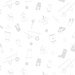 A digital mockup of a grey on white fabric tossed with gardening tools and accessories.