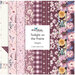 Collage of the Sangria One Yard Bundle from the Twilight on the Prairie fabric collection.