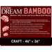 Cover sheet for Quilter's Dream Bamboo Batting, detailing composition, sizes, and usage instructions.