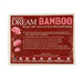 Craft sized batting for Quilter's Dream White Dream Bamboo Batting, detailing composition, sizes, and usage instructions, isolated on a white background.