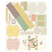 Project panel for multiple pouches with retro illustrations.
