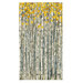 An ombre featuring a birch forest in autumn.