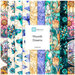 Collage of the available yardage fabrics from the Moonlit Dreams fabric collection.