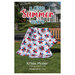 The front of the Long Summer Days pattern showing the finished quilt in red, white, and blue. 