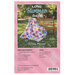 The back of the Long Summer Days pattern showing the fabric requirements and the finished quilt in rainbow fabrics. 