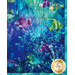 A super close up on the panel, showing details on the colorful fish.