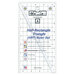 The Half Rectangle Triangle Ruler Set in its packaging and isolated on a white background. 