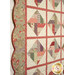 A closer look at the project, showing details on the scalloped border and fabric prints.