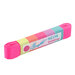 Cosmic Pink webbing with a colorful label reading Everglow Neon Webbing by Renaissance Ribbons.