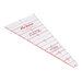 A stylized shot of the Lori Holt 8" Pie Ruler.