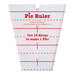 A close up shot of the Lori Holt 8" Pie Ruler.