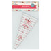 The Lori Holt 8" Pie Ruler in it packaging and isolated on a white background. 