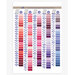 An example of what the inside of the DMC Printed Color Card looks like. 
