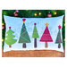 The finishes trees in a row pillow kit.