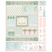 an image of the Pemberley Park Playset Panel featuring florals, bows, and damask prints, with lady and animal cut outs.