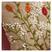  A close up of the floral bag. 