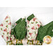 A close up on the tops of the napkins, demonstrating fabric and color details.