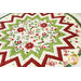A stylized shot of the topper, demonstrating fabric prints and colors.