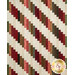 A closer look at the patchwork of the quilt, showing details on the strip patchwork of the quilt.