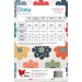 The back side of the Daisy pattern booklet showing the project requirements