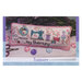 The front of the cross stitch pattern, showcasing the finished project alongside the pattern name. 