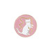 The cat needle minder isolated on a white background