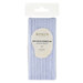 Powder blue bias tape in packaging labeled Bohin iron on quilting bias, isolated on a white background.