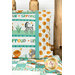 A close up on the pillowcase, showing color and print details on the animal themed fabrics.