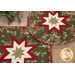 A closer look at the two Folded Star Hot Pads, demonstrating fabric color and print details.