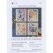 Front of pattern showing the completed cross stitch design with coordinating decor.